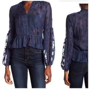 Romeo & Juliet Couture Sheer Star Top